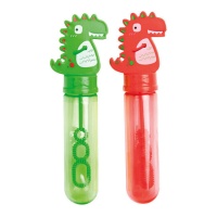 Porte-bulles de dinosaure coloré de 11 x 7 cm - 2 unités