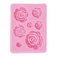 Moule en silicone fleurs de 9 x 6,5 cm - Artis decor