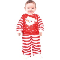 Pyjama de Noël avec bonhomme de neige pour bébé