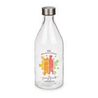 Bouteille de 1 L Juice Fruits avec bouchon en acier