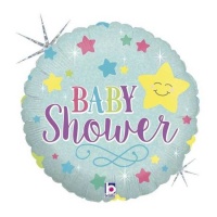 Ballon rond pour baby shower garçon de 46 cm - Grabo