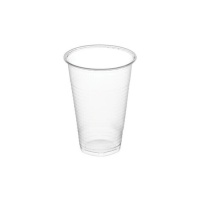 Verres de 220 ml en plastique transparent - 30 unités