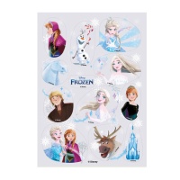 Gaufrettes comestibles découpables de Frozen II Zéro - Dekora - 12 pièces