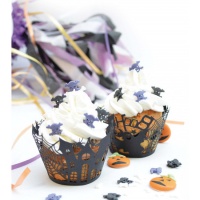 Enveloppes pour cupcakes Halloween - scrapcooking - 12 unités