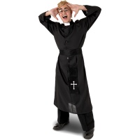 Déguisement de prêtre exorciste pour homme