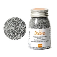 Perles Argentées Mini Sprinkles 100 g - Decora