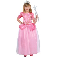 Déguisement de princesse rose magique pour fille