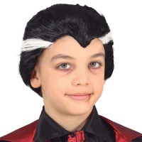 Perruque de comte Dracula pour enfant