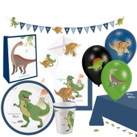 Pack pour fête de Dinosaures Préhistoriques - 8 personnes