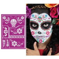 Gabarit de maquillage de Catrina pour enfants