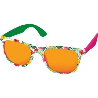 Lunettes au design tropical