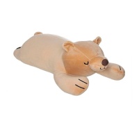 Peluche d'ours allongé de 68 x 28 cm