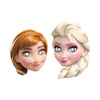 Masques de Frozen de Elsa et Anna - 6 unités