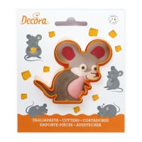 Emporte-pièce en forme de souris 6 x 8 x 2,2 cm - Decora