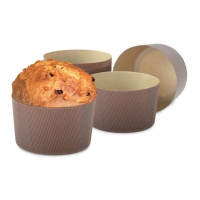 Moules à panettone de 1 kg jetables - Decora - 5 unités