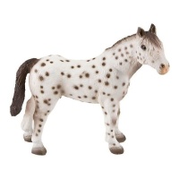 Figurine de gâteau de cheval moucheté de 10,5 cm