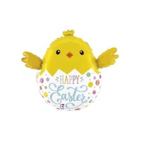 Ballon poussin de Happy Easter de 61 x 53 cm - Grabo