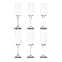 Verre à champagne Wavy de 190 ml - 6 unités