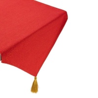 Chemin de table de 50 cm rouge Lurex - 1,50 m