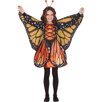 Costume de papillon orange pour fille