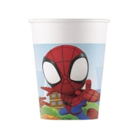 Verres de Spidey de 200 ml - 8 unités