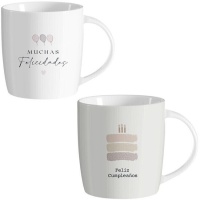 Tasse Joyeux Anniversaire minimaliste 350 ml - 1 unité