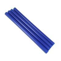 Piliers en plastique creux bleus pour gâteau de 31,7 cm - PME - 4 unités