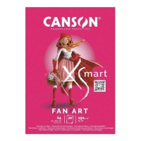 Bloc A4 250 gr XSmart Fan Art - Canson - 20 feuilles