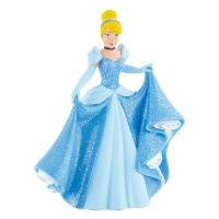 Figurine pour gâteau de Cendrillon étincelante de 10 cm - 1 unité