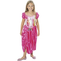 Costume de princesse Barbie fuchsia pour enfants