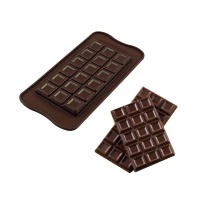 Moule pour tablette de chocolat Tablette en silicone de 21,5 x 11 x 1 cm - Silikomart