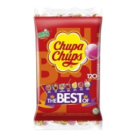 Chupa Chups aux saveurs assorties en sachet - 120 unités