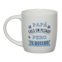 Tasse de 350 ml Papa, vous êtes lourd mais je vous aime