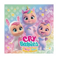 Serviettes de Cry Babies Magic Tears de 16,5 x 16,5 cm - 20 unités