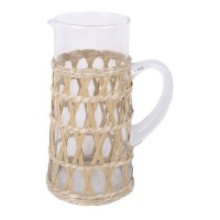 Carafe en verre de 1,1 L avec grille