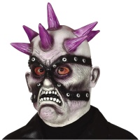 Masque de zombie punky en latex