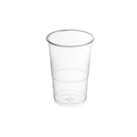 Gobelets de 250 ml en plastique transparent - 50 unités