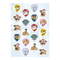 Paw Patrol Paw Patrol disques comestibles mini gaufrettes - 20 pcs.