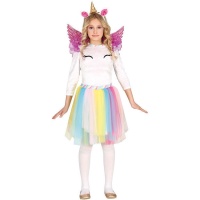 Déguisement de licorne avec tulle pour fille