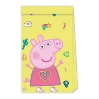 Sacs en papier Peppa Pig - 4 unités