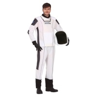 Déguisement d'astronaute blanc et noir pour homme