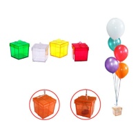 Poids de boîte transparent pour ballons - 1 unité