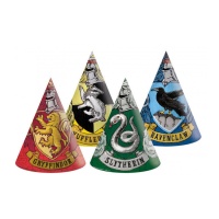 Chapeaux Harry Potter Maisons de Poudlard 16 x 12 cm - 6 unités