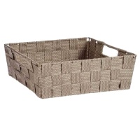 Panier en tissu conique droit de 27 x 23 x 8 cm - 1 unité