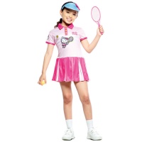 Déguisement de chat joueur de tennis Hello Kitty pour fille