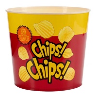 Bol pour maïs soufflé Chips de 1,2 L