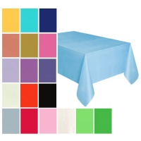 Nappe en plastique de couleurs de 2,74 x 1,37 m - 1 unité