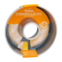 Moule Ciambella en acier de 20 x 7,5 cm - Decora