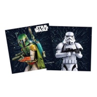 Serviettes Star Wars Galaxy de 16,5 x 16,5 cm - 20 unités