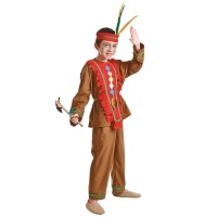 Costume de fourrure rouge pour enfants